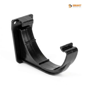 112mm Half Round Gutter Fascia Bracket – PVC Gutter Bracket | White & Black