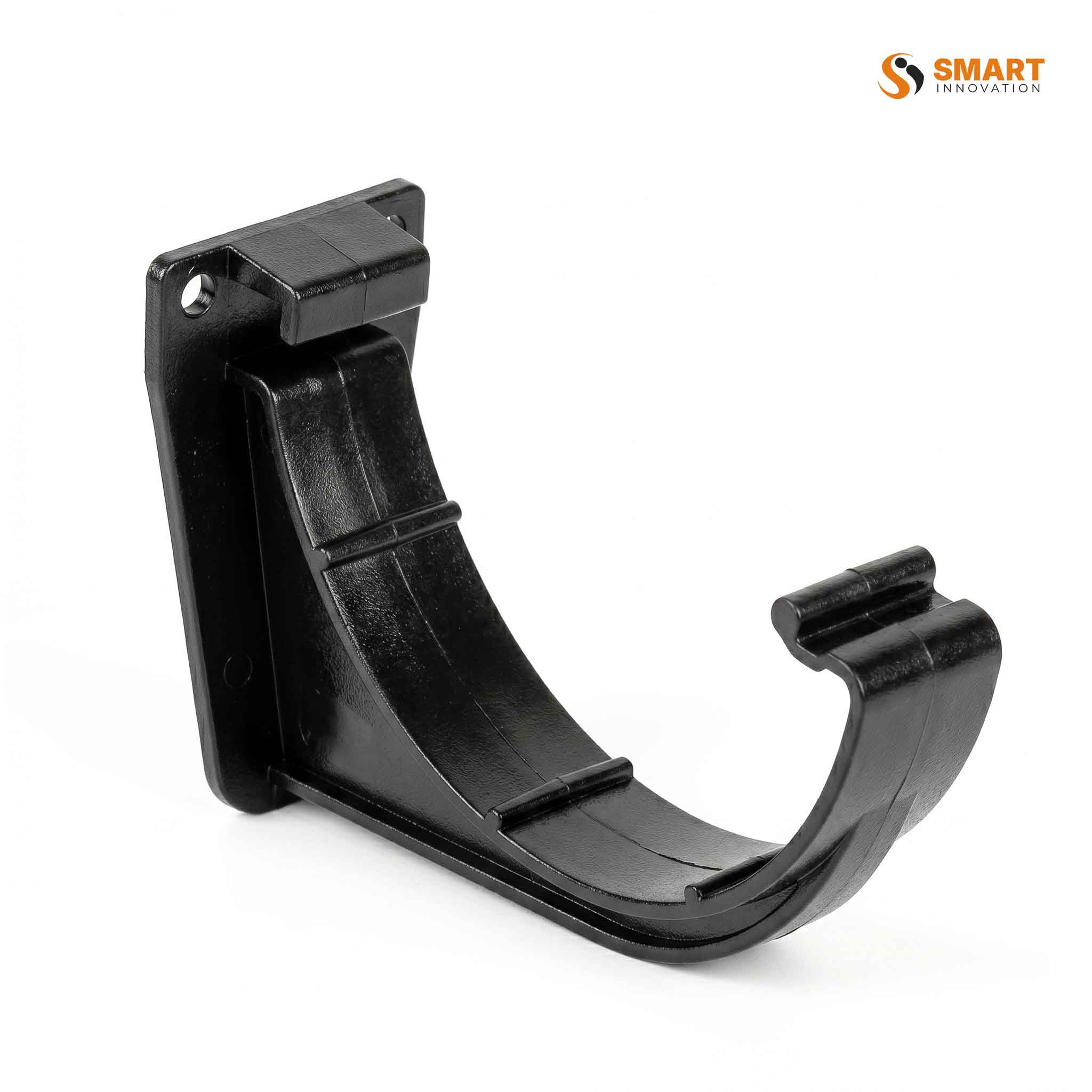 112mm Half Round Gutter Fascia Bracket – PVC Gutter Bracket | White & Black