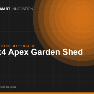6x4 Apex Garden Shed