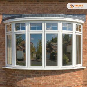 UPVC Classic 5 Panel Bay Window