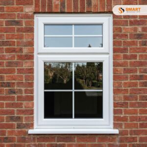 UPVC Casement Window with a Top Light and Georgian Bars by Smart Innovation UK