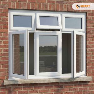 UPVC Combination Casement and Awning Window by Smart Innovation