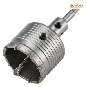 An SDS Core Drill Pro cutting a clean, large-diameter hole through concrete or masonry.