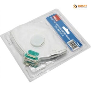 FFP2 disposable mask with valve worn during sanding work