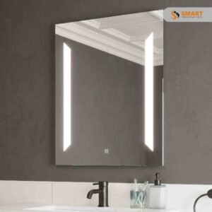 Vellamo LED illuminated bathroom mirror with demister pad 800 x 600mm