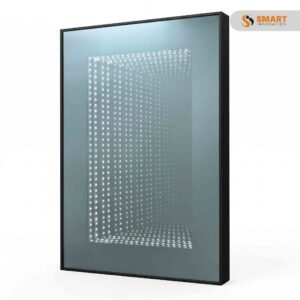 Stella Mirror with LED Lights 600 x 800 - LQ096 rectangular illuminated bathroom mirror