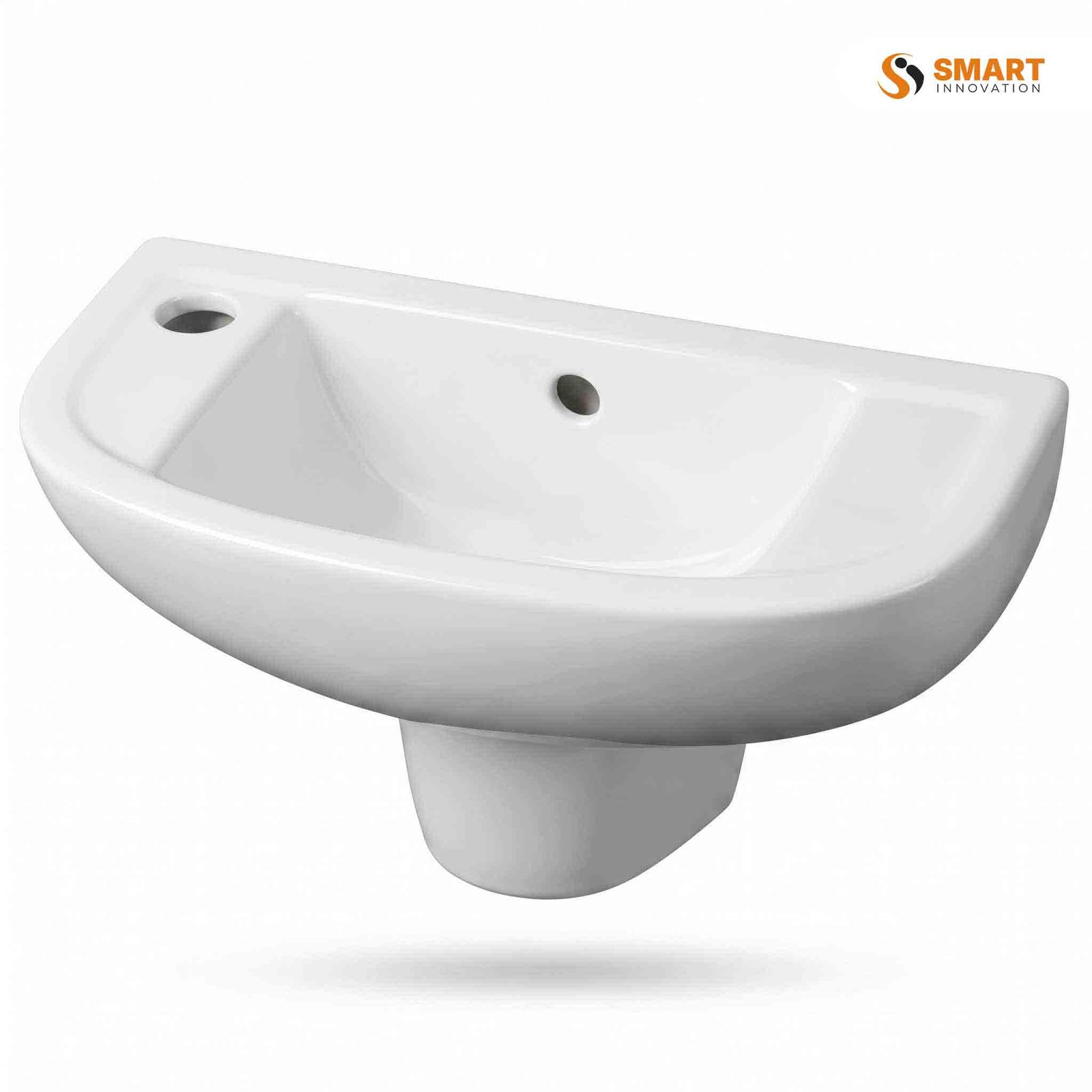 Melbourne Ceramic Cloakroom Suite | Toilet & Basin Set - Image 5