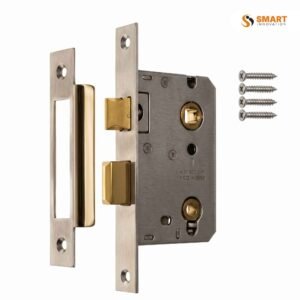 A Bathroom Lock fitted to a washroom door, providing simple privacy locking with emergency outside access.