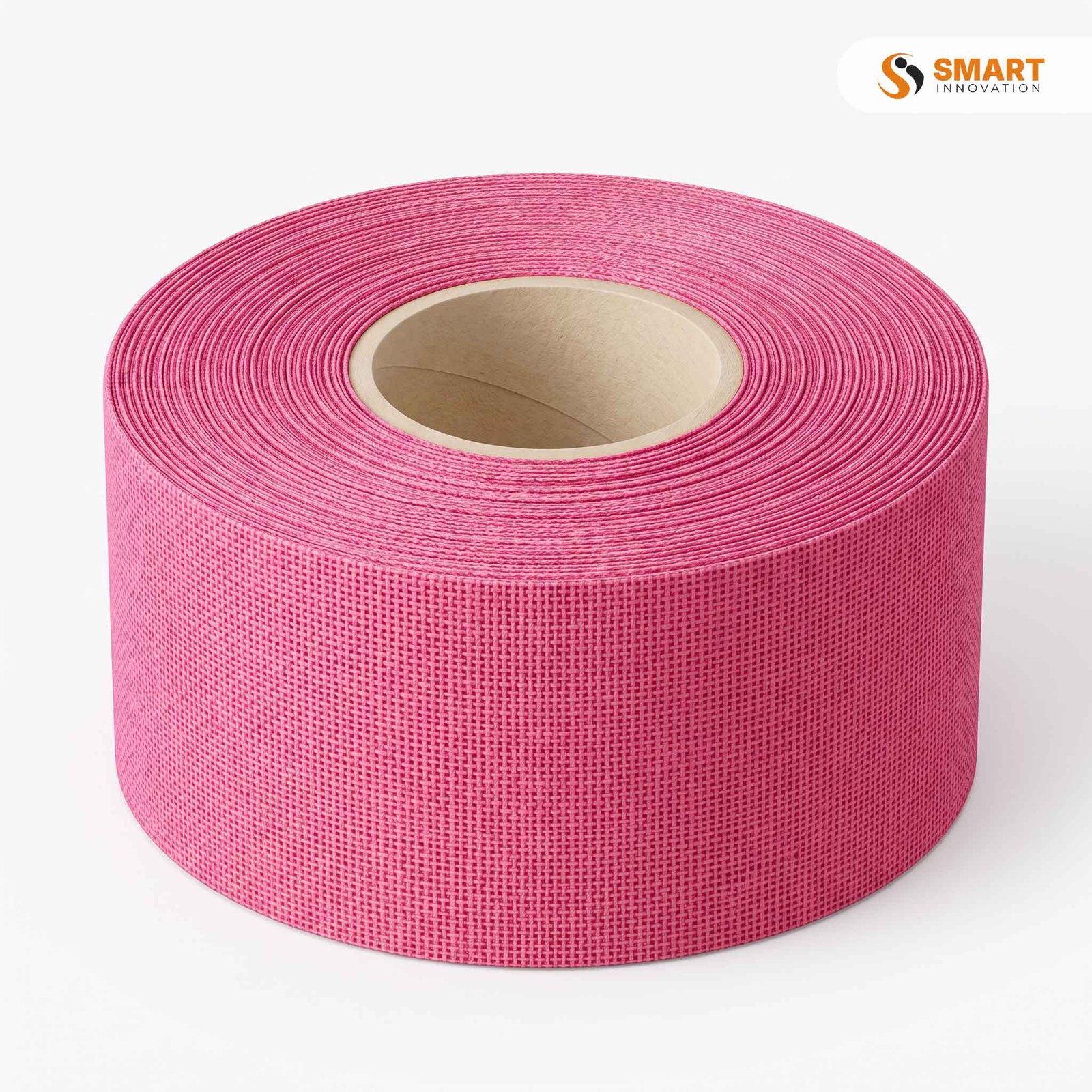 pink self adhesive scrim tape 100mm wide roll for plasterboard joints