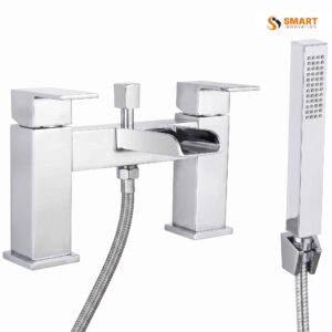 Duk Chrome Waterfall Bath Shower Mixer with Handset