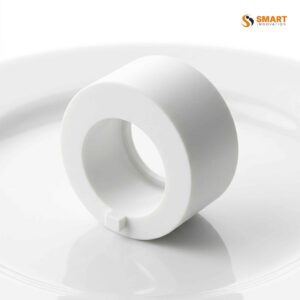 White UPVC overflow solvent reducer for reducing pipe size to 21.5mm