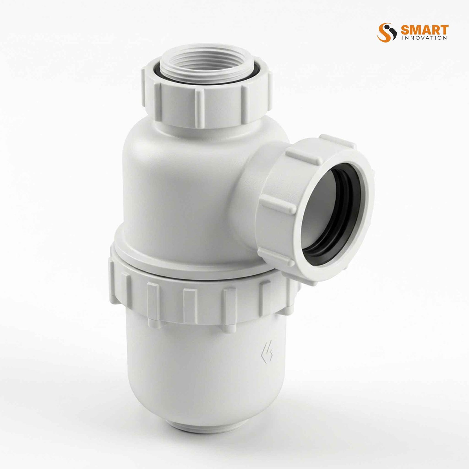 Standard bottle trap for sink wastewater connection