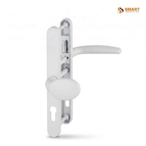 A Lever Pad fitted to an entrance door, providing secure locking and smooth day-to-day operation.