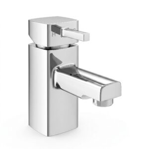 Nero Chrome Single Lever Basin Tap with Pop-Up Waste
