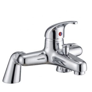 Prima Round Chrome Single Lever Bath Filler