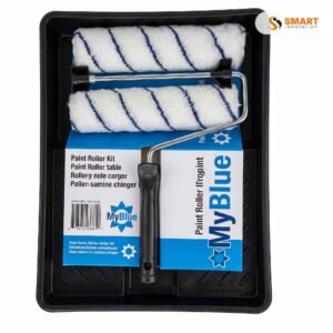 Poly Blue Roller Tray Twin for holding paint and evenly loading paint rollers during decorating jobs