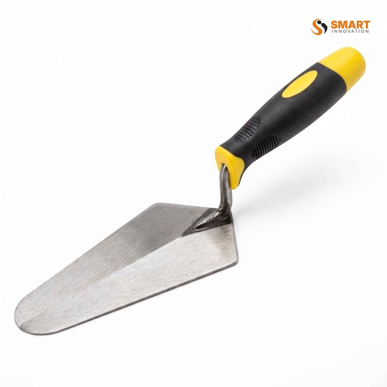 A Gauging Trowel, used for mixing, applying and shaping mortar, plaster and cement in confined areas.