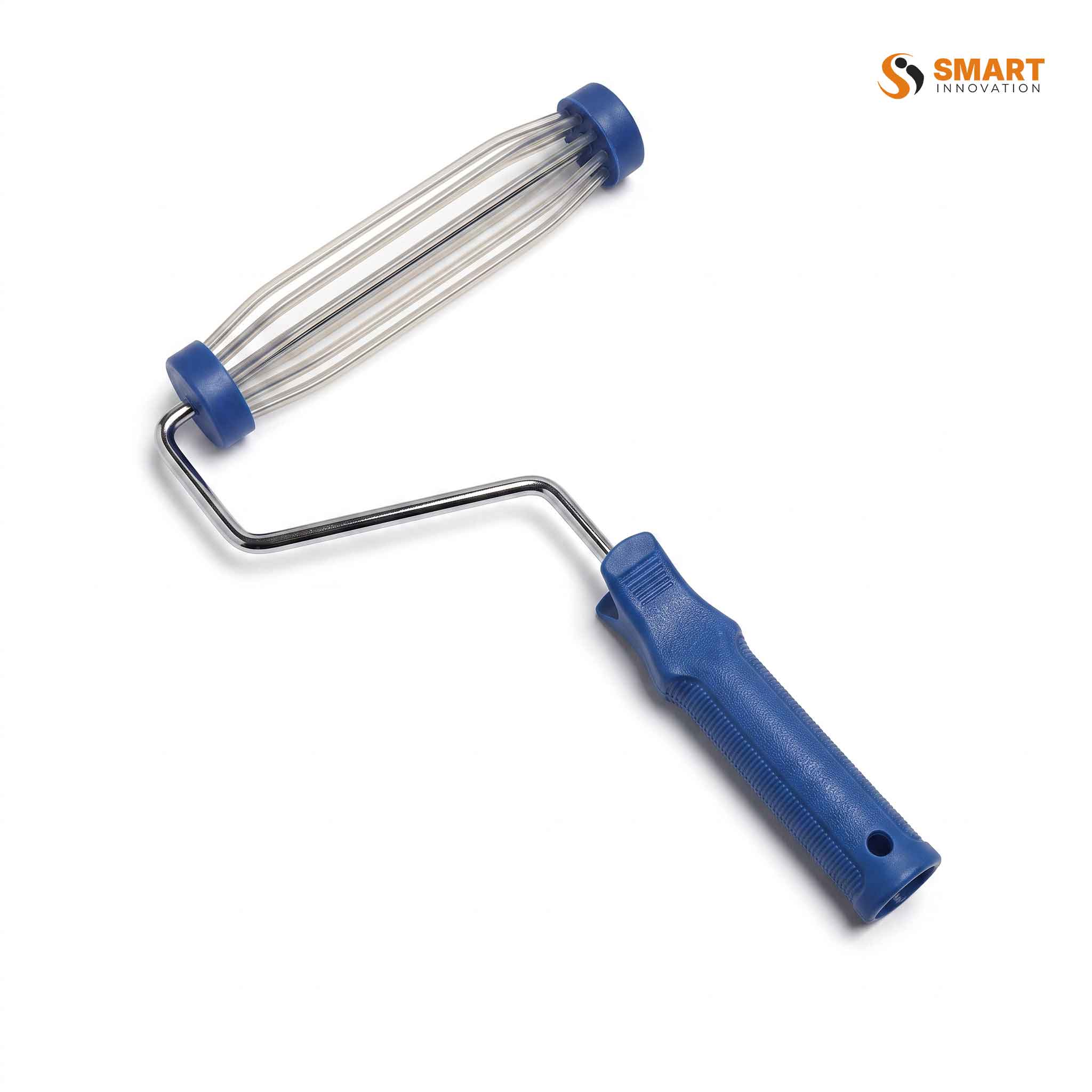 roller handle fitted with a paint roller sleeve