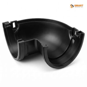Black 90 degree internal angle for 170mm commercial round gutter