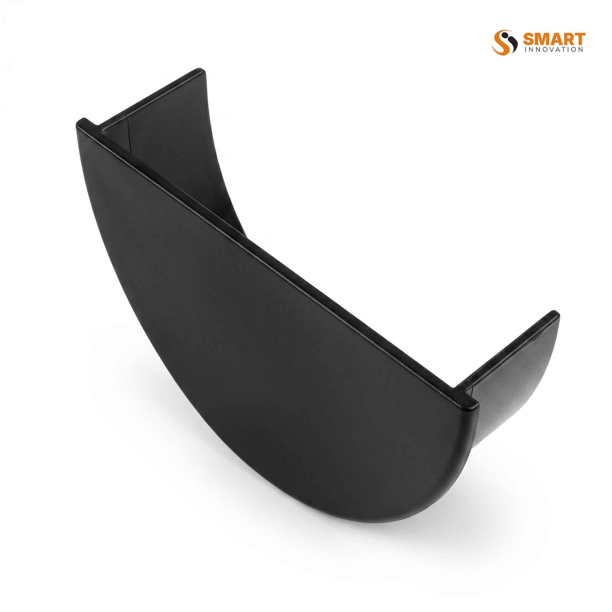 Black internal stop end for 115mm x 70mm deep flow round gutter