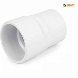 White round rainwater pipe socket for downpipe connection