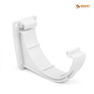 White Square Line UPVC fascia bracket for rainwater guttering