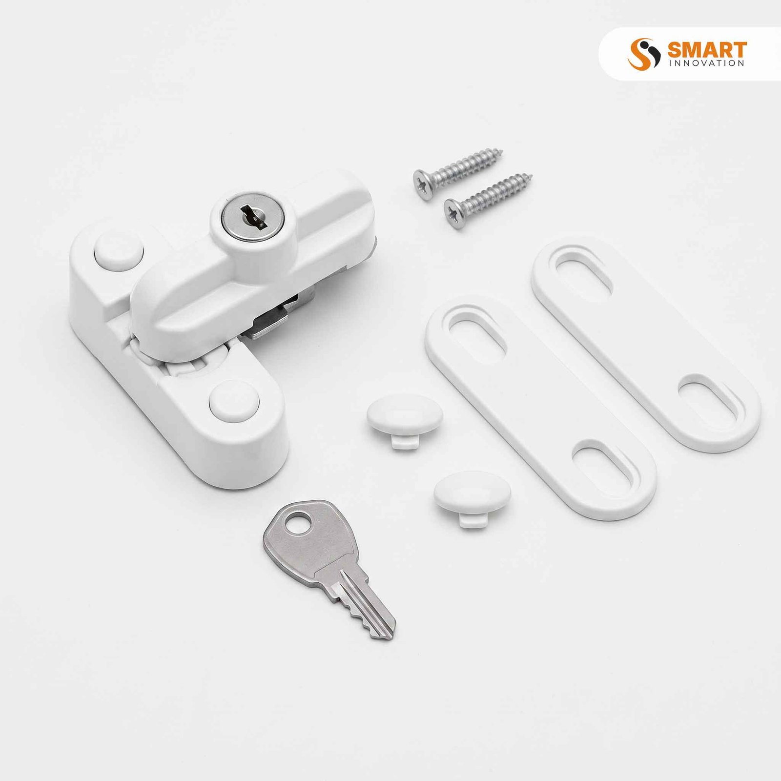 A Sash Jammer Lockable fitted to a door or window, adding a key-operated locking point for extra security.