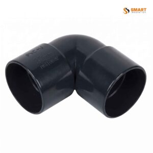 UPCV solvent weld knuckle bend available in white black and grey for 32mm and 40mm waste systems