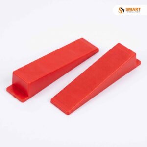This is a Tile Levelling Wedge that you can use with tile levelling clips to align and level tiles during installation.