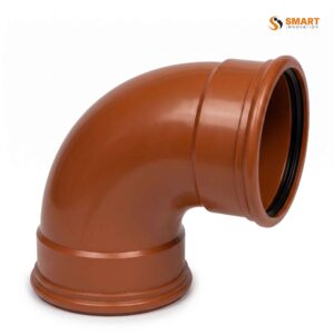 110mm double socket bend 87.5 degree terracotta