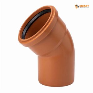 110mm single socket bend 30 degree terracotta