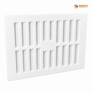 Adjustable Vent available in White, Black and Grey for ducting and ventilation systems.