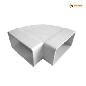 Horizontal 90° Bend for flat rectangular ducting and ventilation systems.