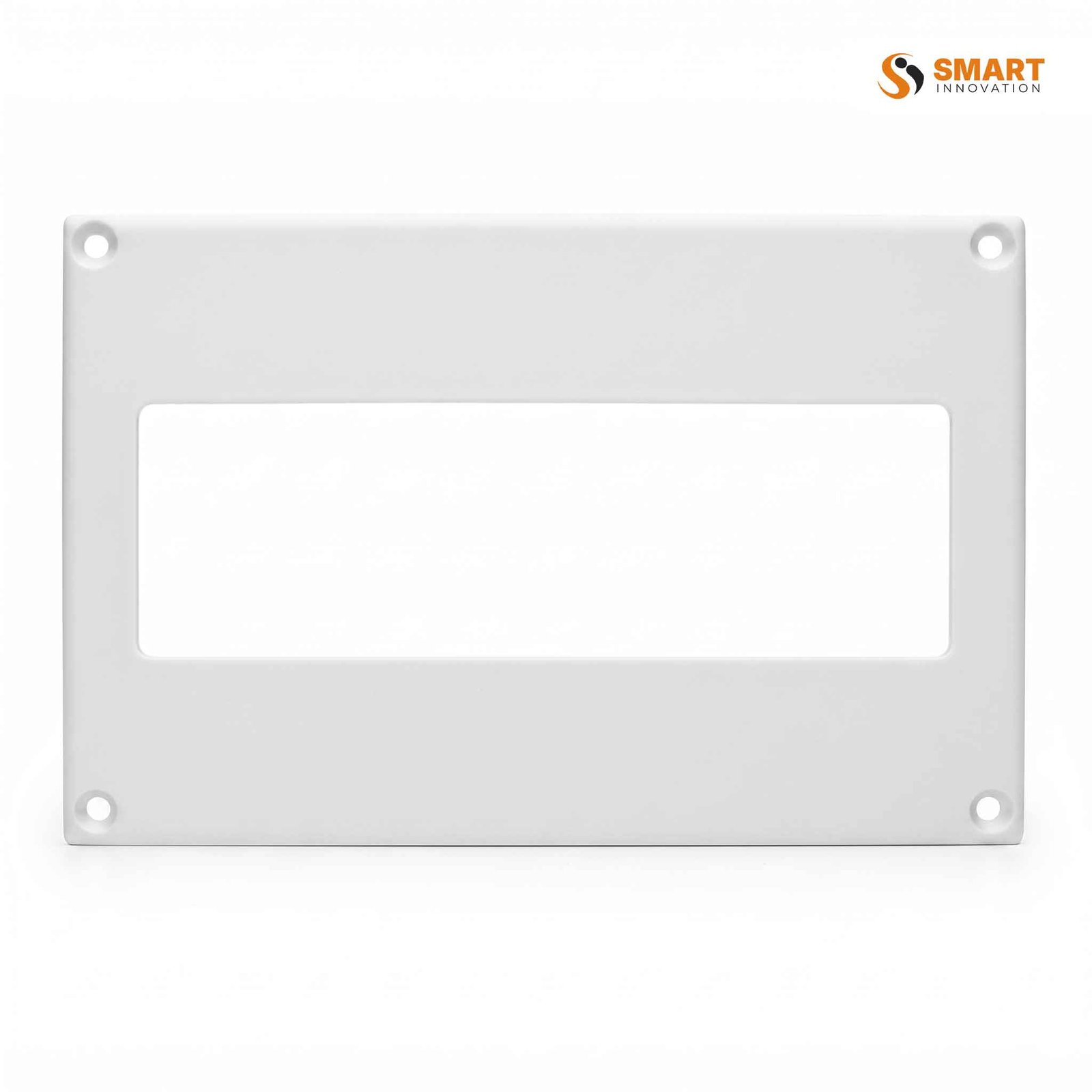 Rectangular Wall Plate for flat rectangular ducting and ventilation systems.
