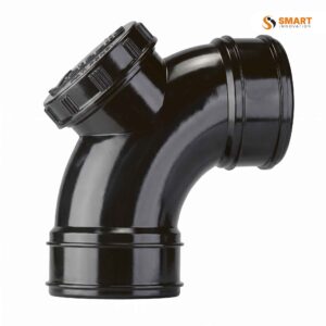 UPVC 110mm access bend double fitting for soil and waste water drainage