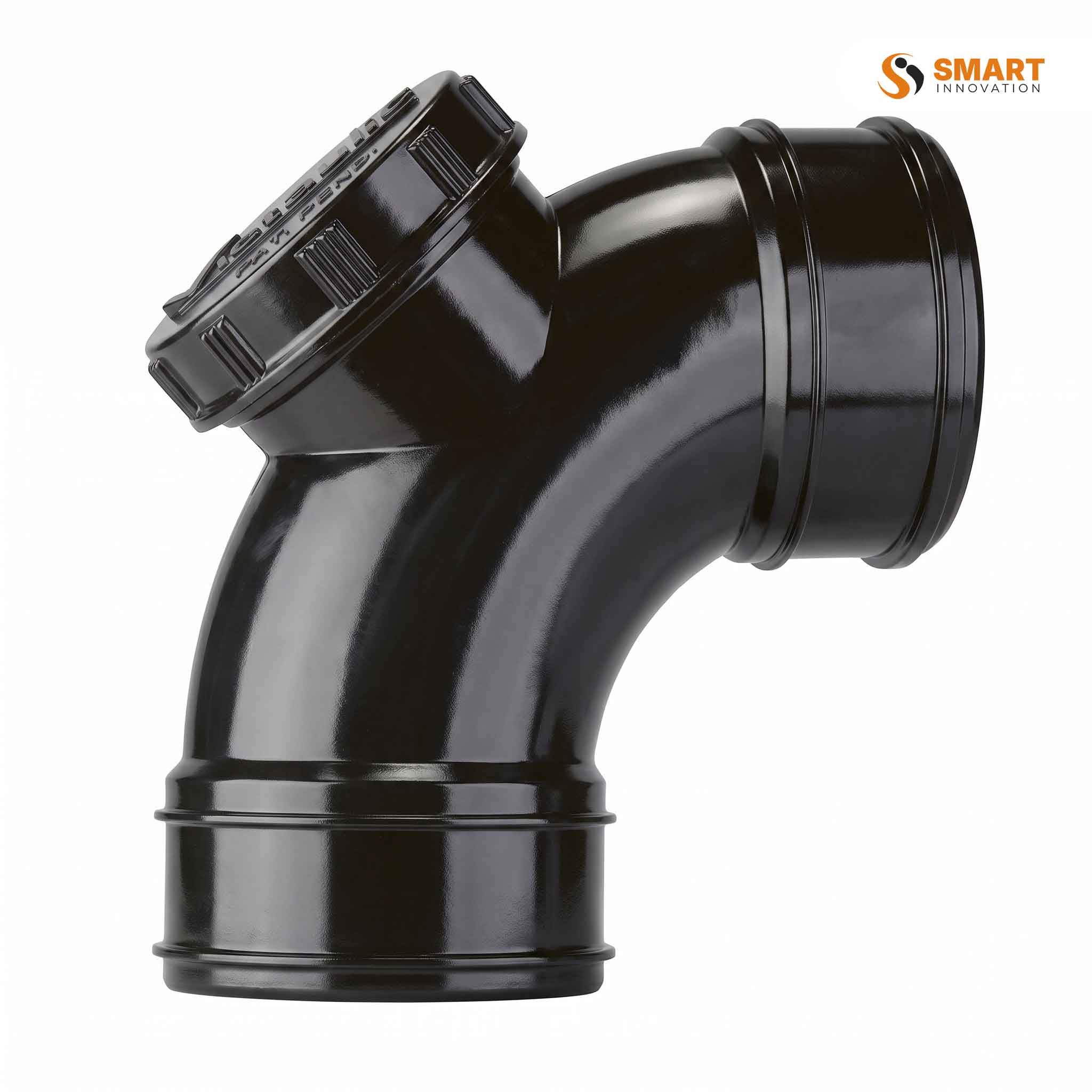 UPVC 110mm access bend double fitting for soil and waste water drainage