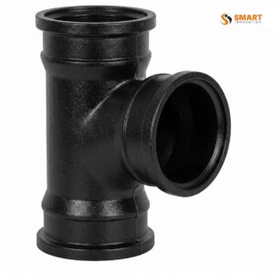 UPVC 110mm triple socket 87.5 degree branch fitting for soil and waste water drainage