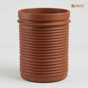 Terracotta UPVC gully extension for underground waste water drainage systems