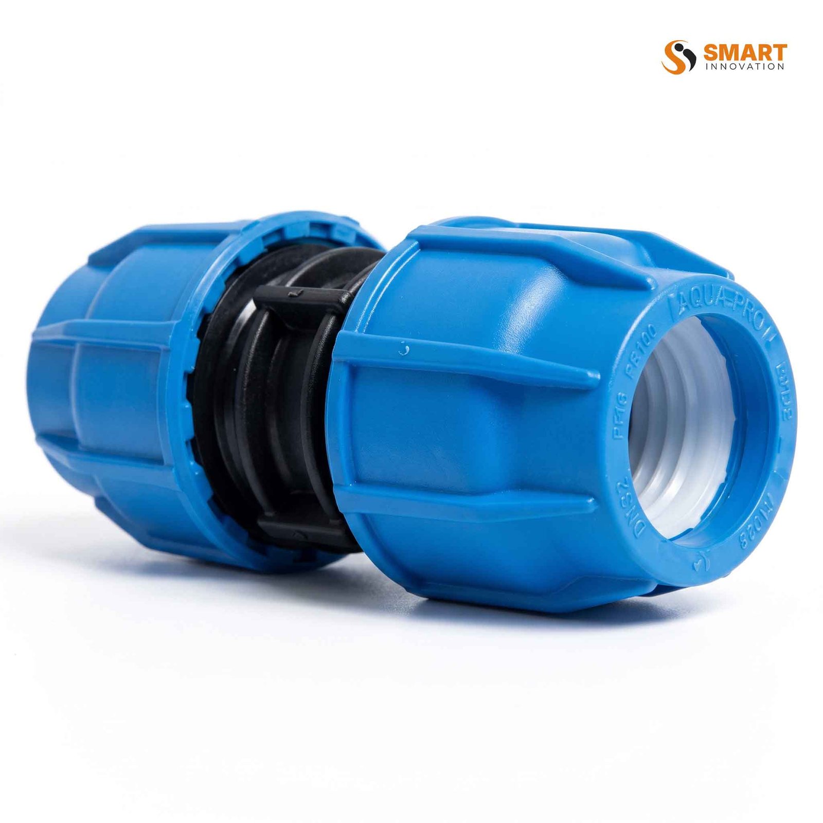 UPVC MDPE compression coupler for underground water supply pipe connections