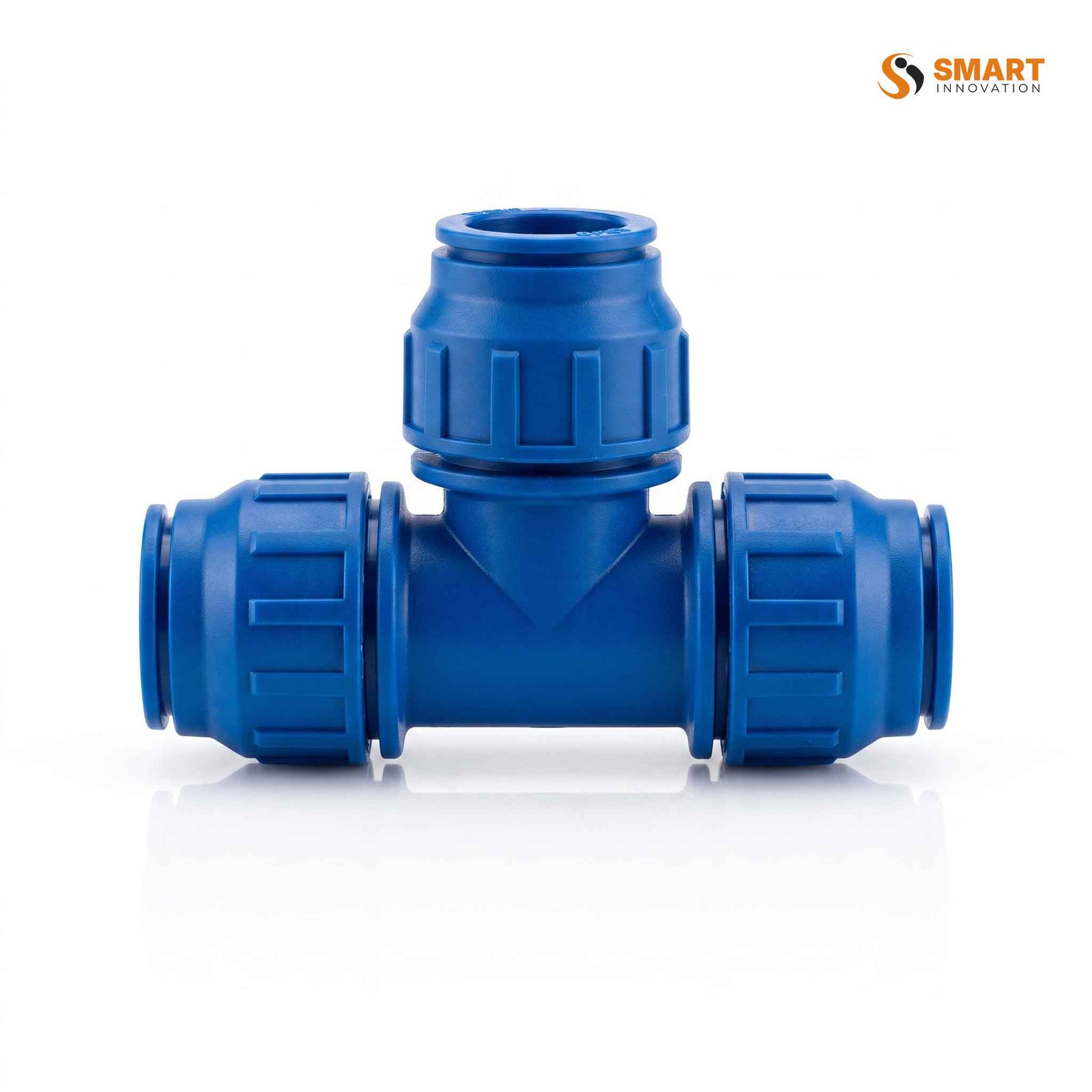 UPVC 25mm MDPE push fit tee for underground potable water supply systems