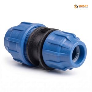 UPVC MDPE compression reducer for underground potable water supply pipe systems