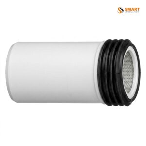 White UPVC Pan Connector Extension for extending toilet waste pipe connections