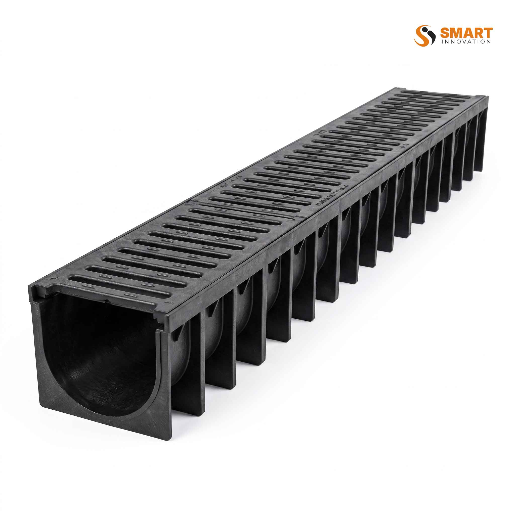 UPVC plastic drain channel for underground and surface waste water drainage systems
