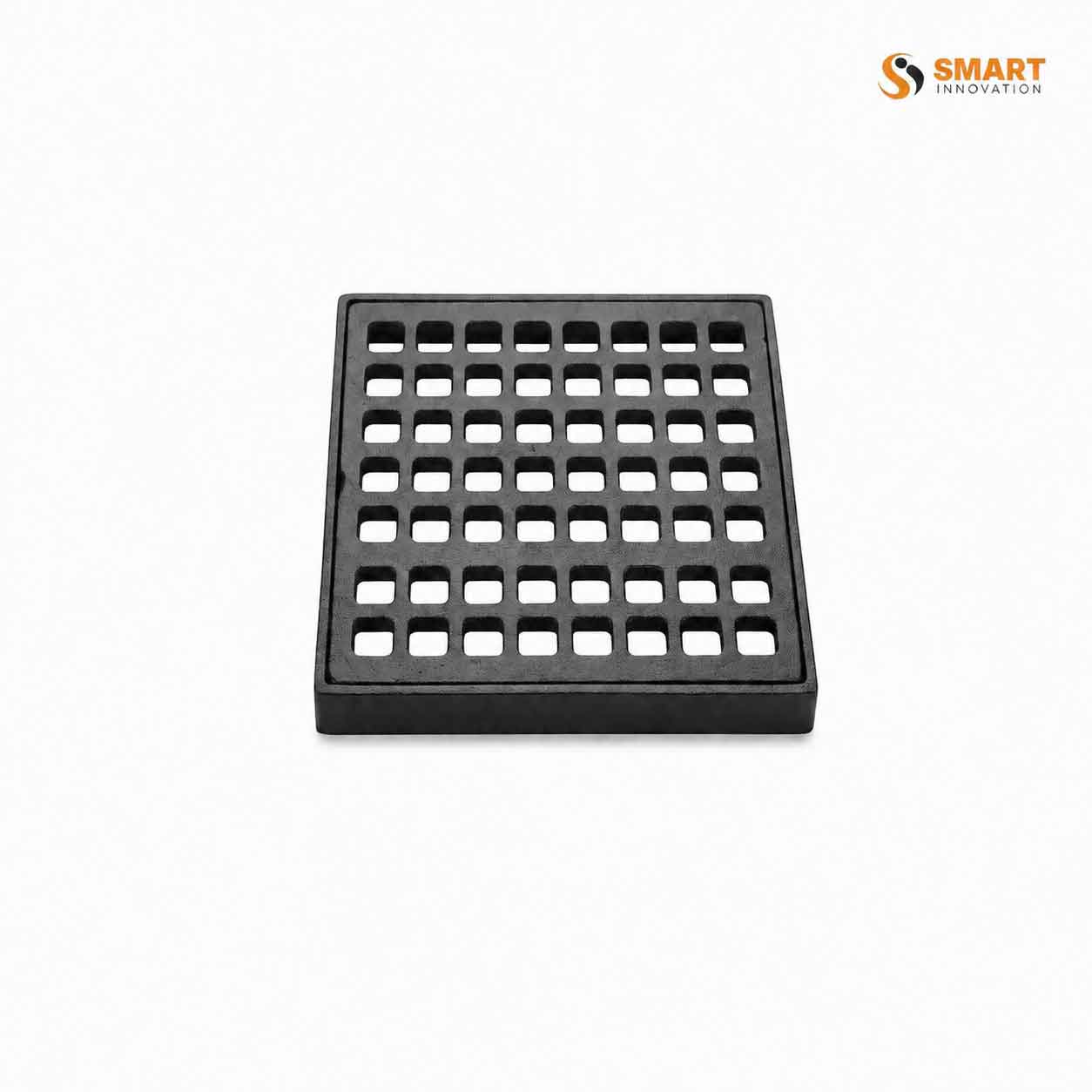 Black UPVC square grid for underground waste water drainage systems
