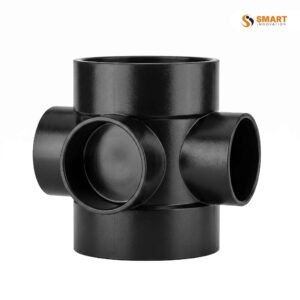 UPVC three way boss pipe for 110mm soil and waste water drainage systems