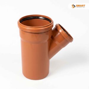 UPVC triple socket 45 degree branch junction for underground waste water drainage systems