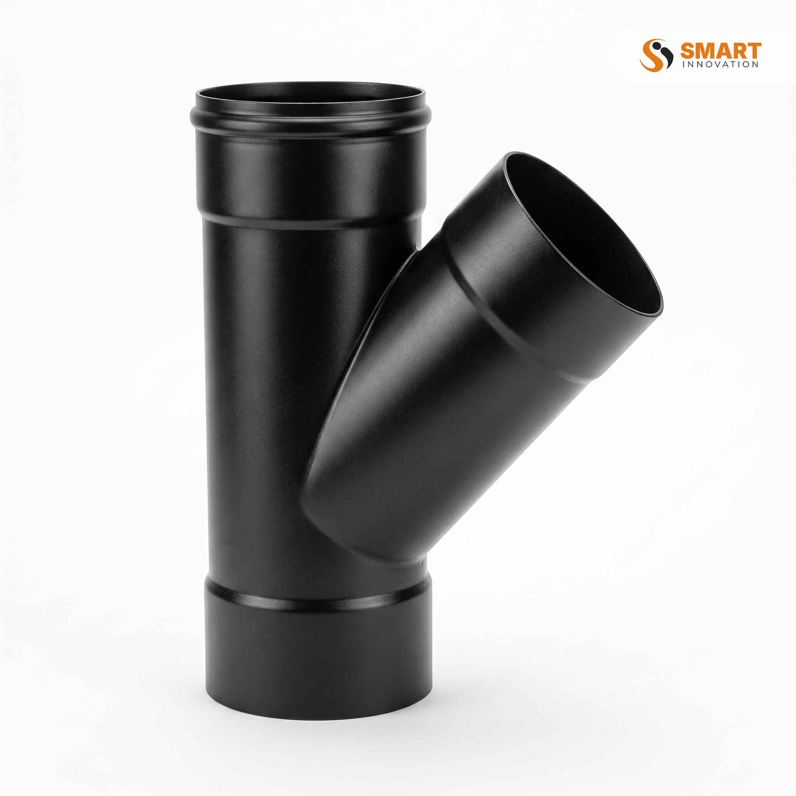 UPVC black triple socket equal junction 45 degree 110mm for soil solvent waste water drainage systems