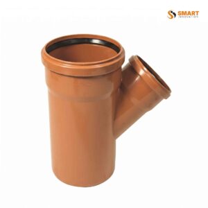 UPVC unequal 87.5 degree branch 160mm x 160mm x 110mm for underground waste water drainage systems