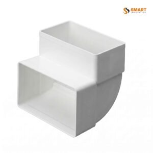 Vertical 90° Bend for flat rectangular ducting and ventilation systems.