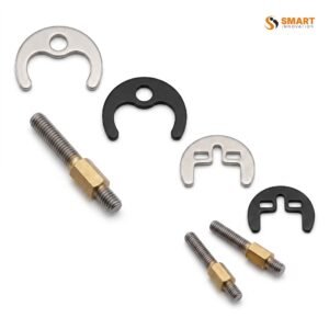 A Mono Fixing Kit — the brackets and bolts that hold a mono bloc tap down so it doesn't wobble all over the place.